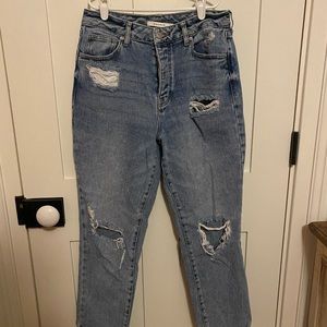 PACSUN Ripped Mom Jeans